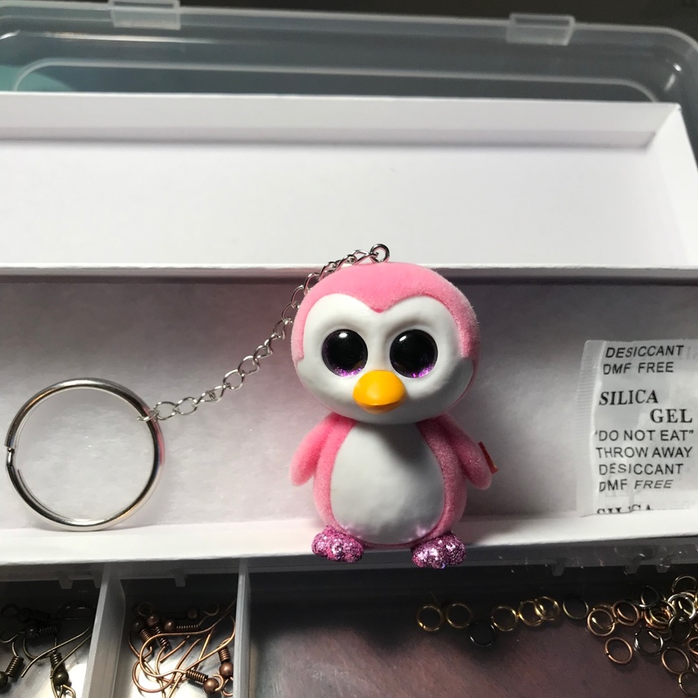 Ty beanie baby keychain